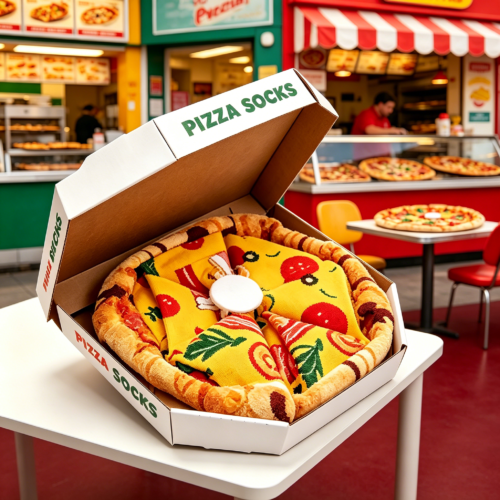 Pizza Party Sock