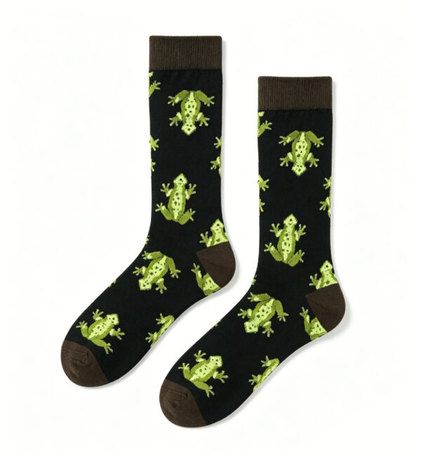 Frog Frenzy Sock