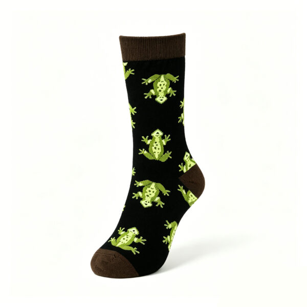 Frog Frenzy Sock