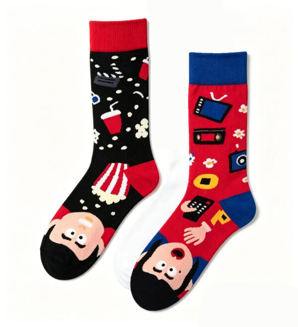 Movie Night Duo Sock