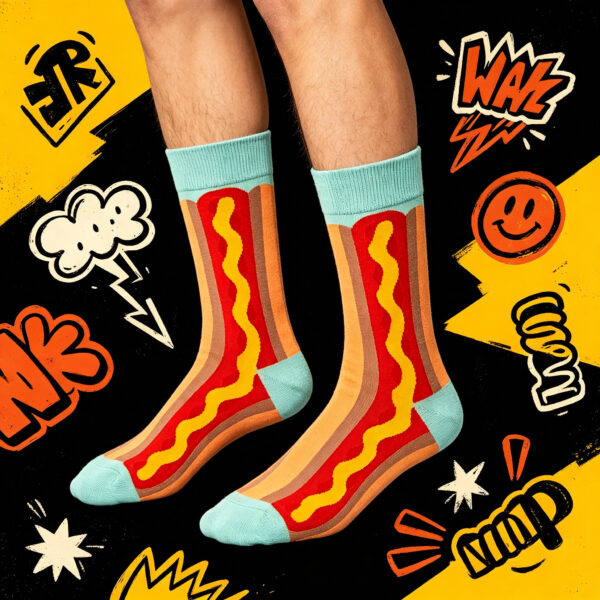 Hot Dog Hustle Sock.
