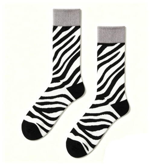 Zebra Mood Sock