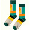 Sunset Geometry Sock