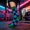 Checker Rush Sock