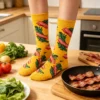 Pizza Party Sock