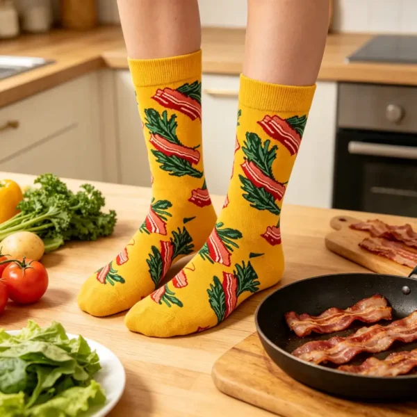 Pizza Party Sock
