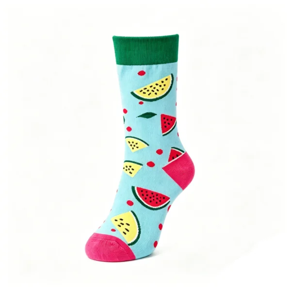 Watermelon Splash Sock