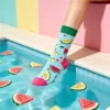 Watermelon Splash Sock