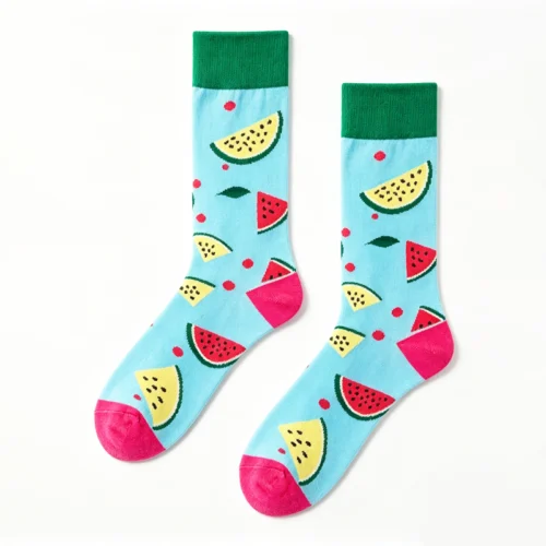 Watermelon Splash Sock