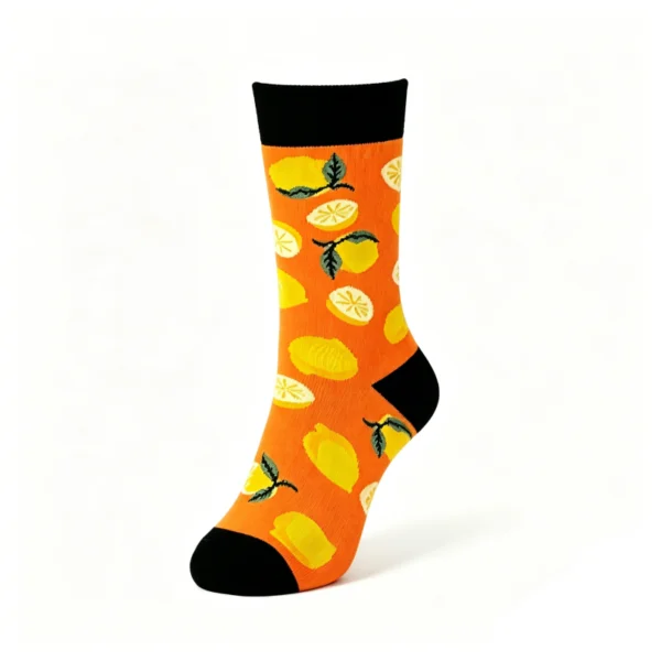Zesty Orange Lemon Sock