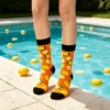 Zesty Orange Lemon Sock