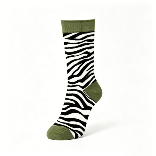 Zebra Safari Split Sock