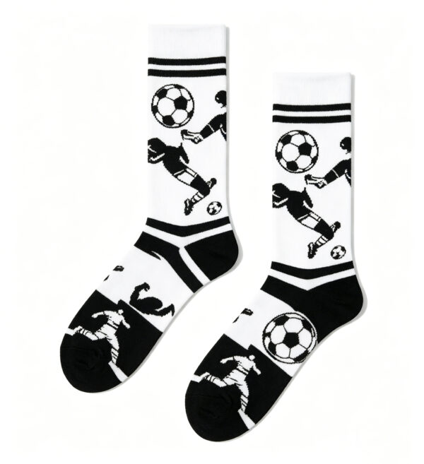 6 Retro Football Legend Sock