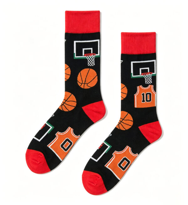 7 Basketball Court Sock