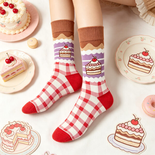 Sweet Treat Gingham Sock