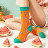 Watermelon Splash Sock
