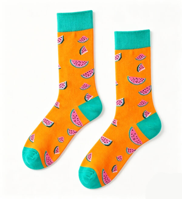 Watermelon Splash Sock