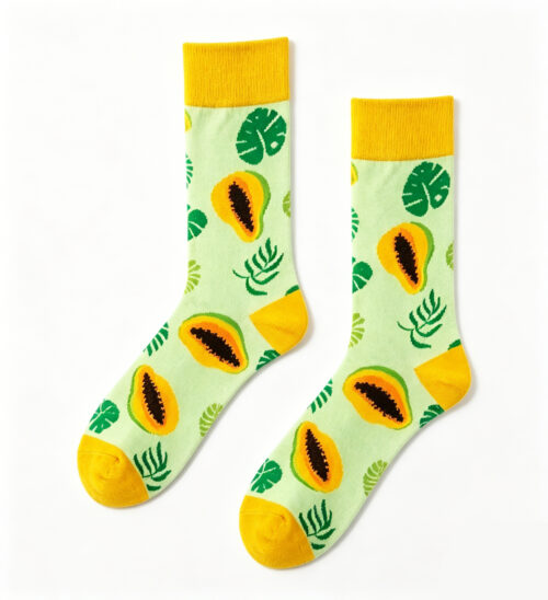 Tropical Papaya Sock
